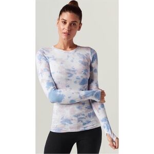 🆕 Blanc Noir Magnetic Tie-Dye Mojave Dawn Wash Long Sleeve Top Sz. M